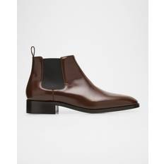 Valentino Garavani Boots Valentino Garavani Pas Des Dieux Smooth Calfskin Chelsea Boots - Brown