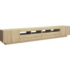 vidaXL Engineered Wood Sonoma Oak TV-bord 260x40cm