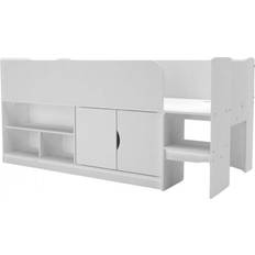 Kidsaw Kids Mid Sleeper Cabin Bed with Cupboard
