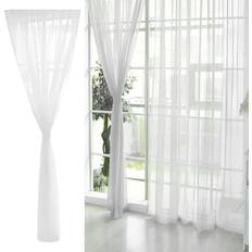 Curtains & Accessories Temu Home Decoration Transparent Mesh Curtain 100 x 200 cm