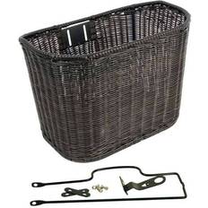 Spectra Cykeltasker & Kurve Spectra Front bicycle basket Rattan - Black