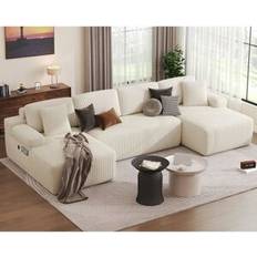 Modular U-Shaped Cloud Comfort Sectional Beige