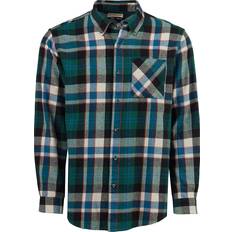Magellan Outdoors Canyon Creek Long Sleeve Flannel Shirt - Dkgrn10