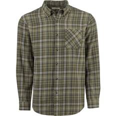Magellan Outdoors Canyon Creek Long Sleeve Flannel Shirt - Dkgrn08