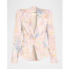 Multicoloured Blazers L'agence Kaisley Western Paisley Blazer - Multicolor