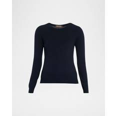Loro Piana Clothing Loro Piana Neo Piuma Cashmere Sweater - Blue Navy