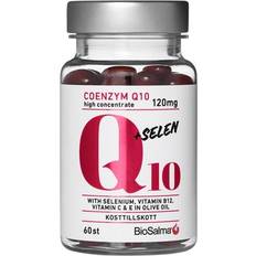 Coenzym q10 BioSalma Q10 Coenzyme 120mg + Selenium 60 st