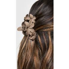Hair Products boohoo Womens Triple Flower Claw Clip Brown
