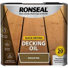 Ronseal Quick Drying Decking Oil 5L Natural Oak 2.5L