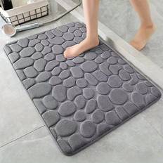 Memory Foam Bath Mat Pebble Design