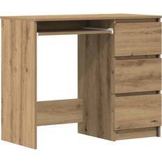 vidaXL Engineered Wood Artisan Oak Skrivbord 45x90cm