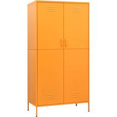 vidaXL 336245 Mustard Yellow Garderobeskab 90x180cm