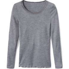 Calida True Confidence Long-Sleeved Shirt - Platinum Mele