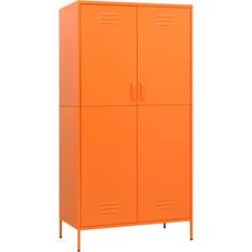Orange Klädförvaring vidaXL 336246 Orange Garderob 90x180cm