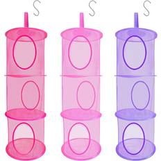 Wall Storage Kid's Room 3PC Toys Storage Hanging Mesh Basket