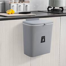 Grey Door Hanging Kitchen Bin 9 L