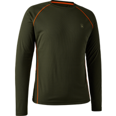 Gang & Vandring - Grøn T-shirts Deerhunter Chamois T-shirt Med Lange Ærmer - Forest Green