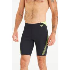Gul - Herre Badebukser Speedo HyperBoom Splice Jammer - Black/Yellow