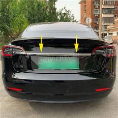 Tesla Stainless Steel Trunk Molding Tailgate Trims Tesla Model 3