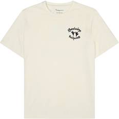 Regular Plain T-shirt - Beige