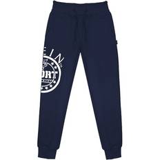 Philipp Plein Men Trousers & Shorts Philipp Plein Equipment Circular Logo Sweatpants - Navy Blue