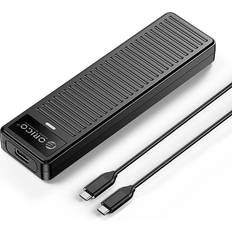 M.2 NVME USB-C 3.2 10Gbps Diskdrev Grå