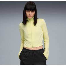 Dam - Guld Jackor Puma Dare To Slim Cropped Track Jacket - Yellow