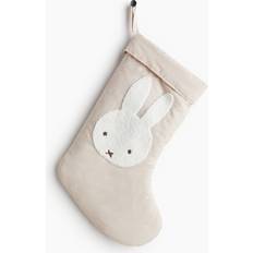 H&M Baby Ljus Gråbeige Miffy Julstrumpa