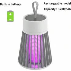 Garden & Outdoor Environment Vehhe Gray UV Mosquito Lamp 1200mAh USB Rechargeable