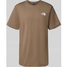 The North Face Brown T-shirts The North Face Freizeit T-Shirt Mit Label-Print - Schoko