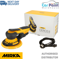 Random Orbital Sanders on sale Mirka Deros II Electric Orbital Sander 150mm 650cv 5.0mm