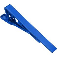 Tie Clips Uxcell Skinny Necktie Bar Pinch Clips With Box - Blue