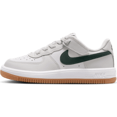 Nike Air Force 1 Kids Trainers Photon Dust White Fir Gum Medium Brown