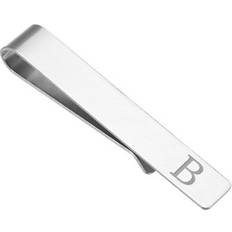 Tie Clips Uxcell Initial Letter B Necktie Tie Bar Pinch Clips - Silver Tone