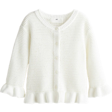 H&M Crochet-Look Cardigan - White (1288673003)
