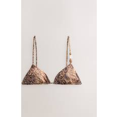 Beige Bikinitoppe NEXT Bikinioverdel - Lysebeige/Brun