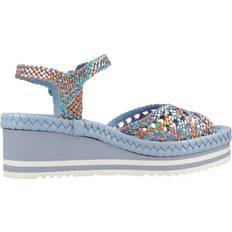 Uld Sandaler med hæl Pons Quintana Uld Stilfulde Uld Wedges Uld - Blå