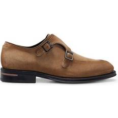 Beige Monks BOSS Terry Monk Shoes - Cream