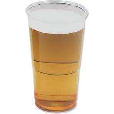 Plastic Cups Caterpack Clear Pint Plastic Cups 50 Pack