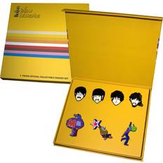 Brooches The Beatles Yellow Submarine Characters Boxed Pin Badge Set - Black