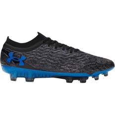 Under Armour Football Shoes Under Armour Magnetico Elite 5 FG Men's Soccer Cleats - Black/Titan Gray/Blue Atlantis