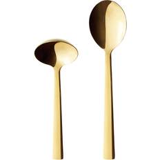 aida Raw Gold Serving Cutlery 2pcs