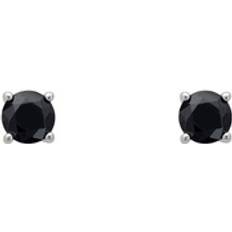 Gemstone Stud Earrings - Black