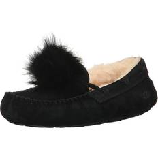 UGG Lågskor UGG Dakota Pom Pom Black Ballerinaskor - Svart