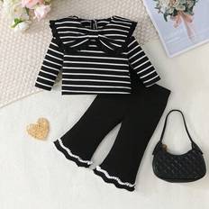 Shein Baby Girl Autumn Winter Peter Pan Set - Casual