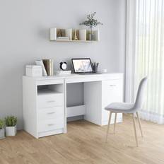 vidaXL Chipboard Scrittoio 50x140cm