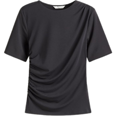 H&M Draped Top - Dark Gray