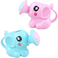 Shein 1pc Baby Bath Flower Sprinkler Toy, Elephant Shaped Animal Water Pump Shower Toy For Toddler Kid Bath Water Play