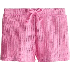 H&M Textured-Knit Shorts - Cerise (1290053001)