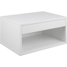 Hvid - Rektangulære Sengebord AC Design Furniture Cholet White Sengebord 35x50cm